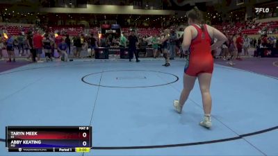 170 lbs Cons. Round 2 - Taryn Meek, KS vs Abby Keating, MO