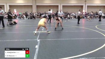 101 lbs Round Of 128 - Lana Khelghatian, Pounders WC vs Taylen Babas-Masuno, Viking Wrestling