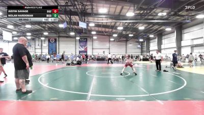 113 lbs Rr Rnd 1 - Justin Savage, 84 Athletes Red vs Nolan Hardeman, MAGA RTC