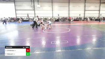 132 lbs Consi Of 16 #1 - Trey Childress, GA vs Ty Stewart, MA