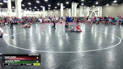 106 lbs Quarters & Wb (16 Team) - Cash Owen, S.E.O. Wrestling Club- Blue vs Jackson Tenny, Team STL Black