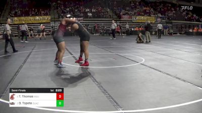 191 lbs Semifinal - Taylor Thomas, Washington State (W) vs Deonne Topete, Ottawa - Arizona (W)