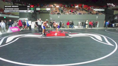 190 lbs Consi Of 8 #1 - Michael Mendez, Ernest Righetti vs Gurvinder Singh, Dos Palos