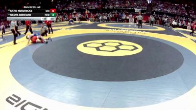 D3-157 lbs Cons. Round 2 - Kyan Hendricks, Greeneview vs Savva DiRienzo, Poland Seminary