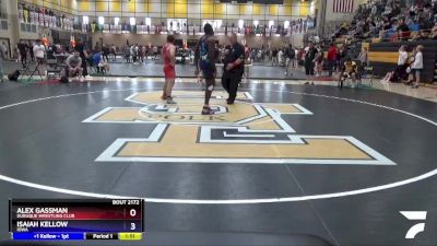 190 lbs Quarterfinal - Alex Gassman, Dubuque Wrestling Club vs Isaiah Kellow, Iowa