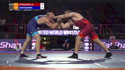 125 kg Semifinal - Geno Petriashvili, GEO vs Oleksandr Khotsianivsky, UKR
