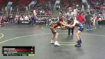 77 lbs Round 2 (4 Team) - Ben Motylinski, Dundee Blue vs Seth Kuitert, Belding Black Knights