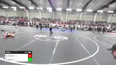 82 lbs Consi Of 4 - Daxx French, Stout Wr Acd vs Bryant Smith, Southwest Hammers