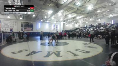 140 lbs Cons. Semi - Marley Nelson, Villa Park vs Alyvia Jeha, Canyon (Anaheim)