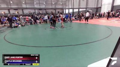 135 lbs Semifinal - Mary Jane Porter, CA vs Makyla Bolinger, WA