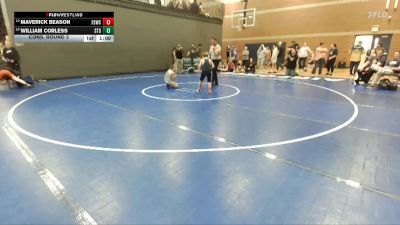 85 lbs Cons. Round 3 - William Corless, Small Town Grims vs Maverick Beason, Fighting Squirrels Wrestling Club