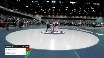 165 lbs Round Of 32 - Maclaine Percival, Western Wyoming vs Daniel Manibog, Cal Baptist