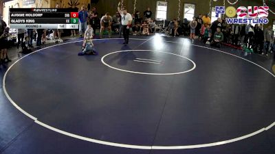 53-57 lbs Round 4 - Gladys King, Knoch Knights vs Auggie Holdorf, Shaler