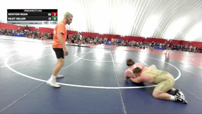 285 lbs Round 2 (8 Team) - Mckyon Egan, Waukon vs Riley Miller, Denmark