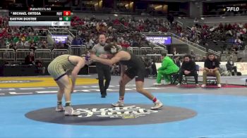 150 lbs Semifinal - Michael Ortega, Portage vs Easton Doster, New Haven