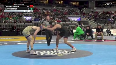 150 lbs Semifinal - Michael Ortega, Portage vs Easton Doster, New Haven