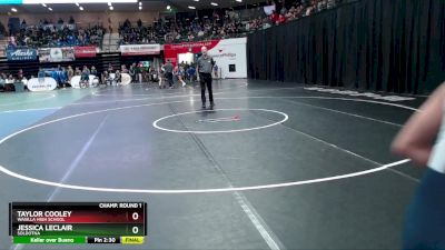 100G Champ. Round 1 - Taylor Cooley, Wasilla High School vs Jessica LeClair, Soldotna