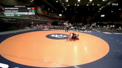 184 lbs Finals (2 Team) - Kale Knezovich, Western Wyoming Community College vs Conner Zamani, Snow College