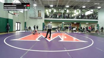 113 lbs Champ. Round 1 - Brandon Bouma, Catholic High School vs Billy McMurtrie, Gonzaga