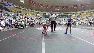 73 lbs Consi Of 8 #2 - Judah Churchwell, Mighty Bluebirds Wrestling vs Brynn Brogden, North DeSoto Wrestling Academy