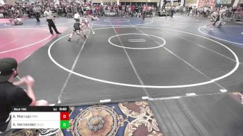 116 lbs Consi Of 32 #2 - Armani Marrujo, Iron Eagles vs Aidan Hernandez, Gold Rush Wr Ac