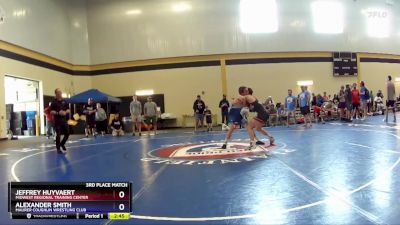 150 lbs 3rd Place Match - Jeffrey Huyvaert, Midwest Regional Training Center vs Alexander Smith, Maurer Coughlin Wrestling Club