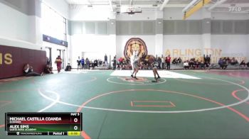 138 lbs Cons. Round 3 - Alex Sims, Santa Rosa Academy vs Michael Castilla Coanda, Elsinore