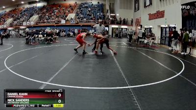 157 lbs Cons. Round 3 - Nick Sanders, Archbishop Spalding vs Daniel Kahn, Landon School