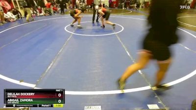 130 lbs Cons. Round 1 - Abigail Zamora, San Benito vs Delilah Dockery, Rio Vista