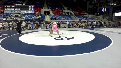 215 lbs Cons. Rd Of 64 - Elijah Josey, MA vs Alexander Dixon, NY