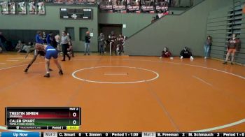 134 lbs Consolation Bracket - Caleb Smart, Tupelo High School vs Trestin Simien, Sparkman