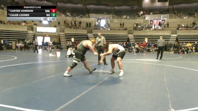 285 Championship Bracket Semifinal - Caleb Loomis, Rochester Mayo vs Carter Johnson, Bismarck Legacy