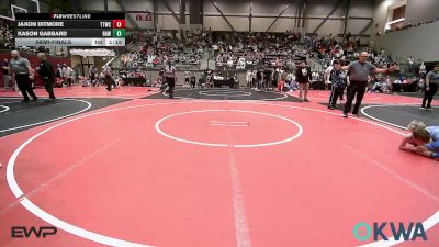61 lbs Semifinal - Jaxon Ditmore, Team Tulsa Wrestling Club vs Kason Gabbard, Raw Wrestling Club