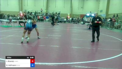 125 lbs Consolation - Donavanne Hofmann, Ponte Vedra High School vs Isabel Alvarez, VHWC