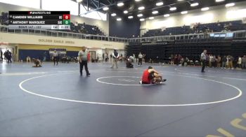 157 lbs Cons. Round 3 - Camden Williams, Bakersfield College vs Anthony Marquez, Santa Ana College