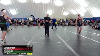 150 lbs Round 7 (8 Team) - Ryan Sharp, Lake WC vs Luke Evenson, Phoenix WC