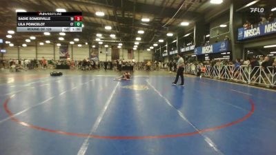 107 lbs Round Of 128 - Sadie Somerville, TN vs Lila Poincelot, CT