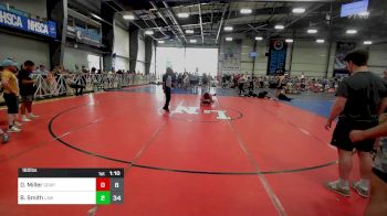 160 lbs Rr Rnd 1 - Dylan Miller, Grapplers Garage vs Benjamin Smith, Off The Hook - Red