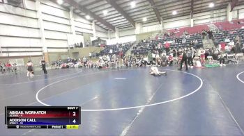 125 lbs Round 3 (6 Team) - Abigail Worhatch, Alaska vs Addison Call, Utah 2