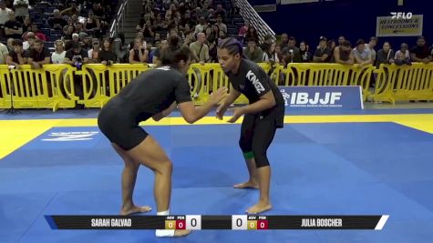 Julia Boscher vs Sarah Galvao 2025 Pan IBJJF Jiu-Jitsu No-Gi Championship
