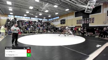 160 lbs Semifinal - Jake Long, Hall vs Drayvn Roberts, East Hartford