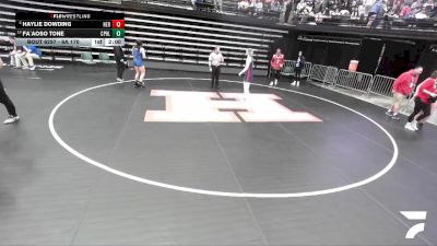 6A 170 lbs Cons. Semi - Fa`aoso Tone, Copper Hills vs Haylie Dowding, Herriman