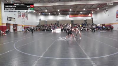 150 lbs Cons. Round 2 - Toby Stadler, Brecksville-Broadview Hts. vs Cayden Svab, Jackson