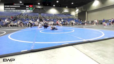72-76 lbs Rr Rnd 1 - Ryder Washington, Rogue Warrior Wrestling vs Carter Wiley, Apache Youth Wrestling