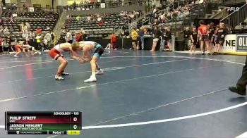105 lbs Cons. Round 2 - Philip Streff, UWC vs Jaxson Mehlert, Big Game Wrestling Club