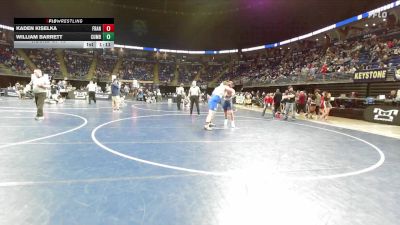 250 lbs Round Of 16 - Kaden Kiselka, Franklin vs William Barrett, Cumberland Valley