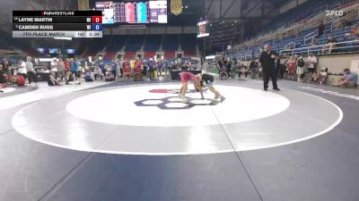 113 lbs 7th Place Match - Layne Martin, MI vs Camden Rugg, WI