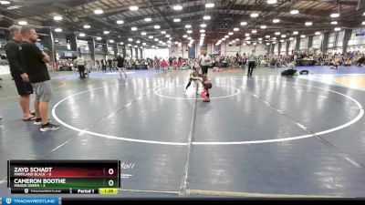 52 lbs Rd# 4- 2:00pm Friday Final Pool - Cameron Boothe, Minion Green vs Zayd Schadt, Maryland BLACK