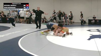67 kg Cons. Sub-rd Of 16 - Mitchell Murphy, Dubuque Wrestling Club vs Evan Rodriguez, Tiger Wrestling Club