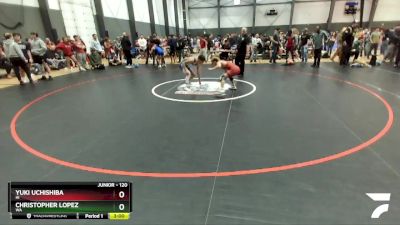 120 lbs Cons. Round 2 - Yuki Uchishiba, HI vs Christopher Lopez, WA